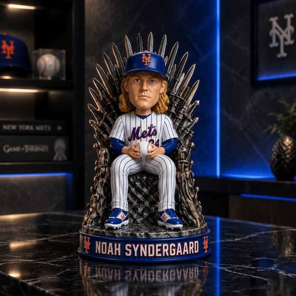 Game of Thrones Noah Syndergaard Bobblehead New York Mets 2019 READ